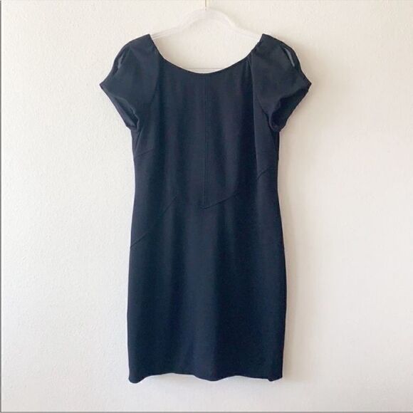 TAHARI ASL for Bloomingdales Split Sleeve Black Dress - Picture 1 of 10